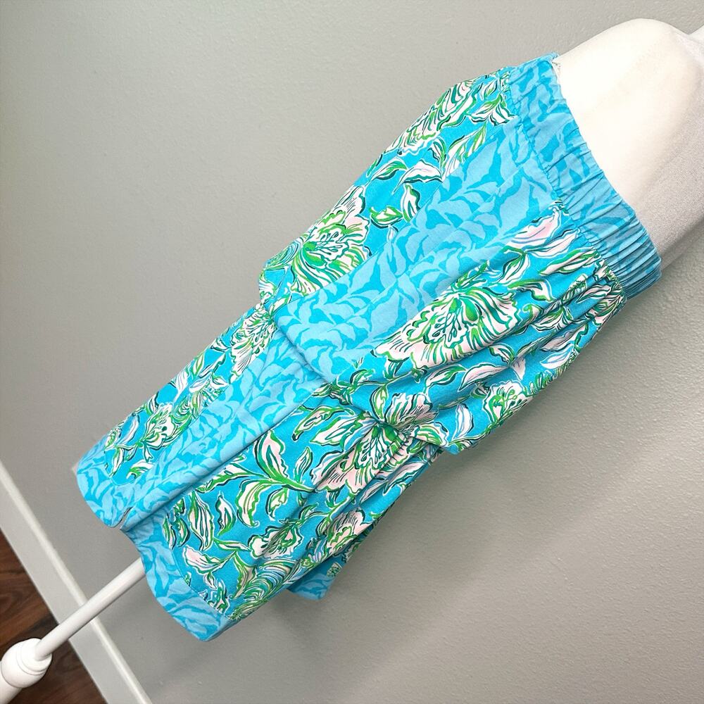 Lilly Pulitzer Rikki Strapless Romper Cumulus Blue Chick Magnet Women’s Size M - Picture 5 of 14